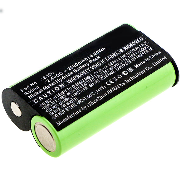 Batteries N Accessories BNA-WB-H15018 Game Console Battery - Ni-MH, 2.4V, 2500mAh, Ultra High Capacity - Replacement for Microsoft B100 Battery