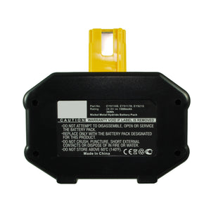 Batteries N Accessories BNA-WB-H15312 Power Tool Battery - Ni-MH, 24V, 1500mAh, Ultra High Capacity - Replacement for Panasonic EY9116 Battery