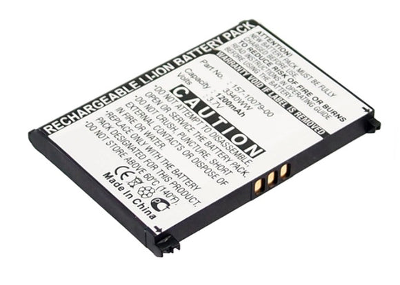 Batteries N Accessories BNA-WB-L3932 Cell Phone Battery - Li-ion, 3.7, 1200mAh, Ultra High Capacity Battery - Replacement for Palm 157-10079-00, 3340WW, DC071010 Battery