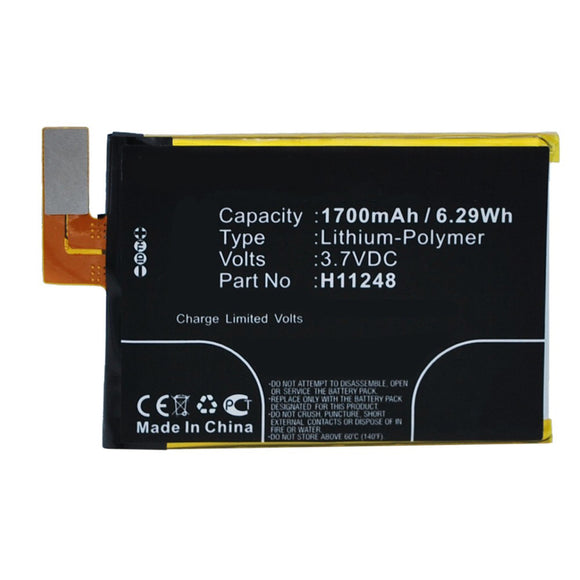 Batteries N Accessories BNA-WB-P3305 Cell Phone Battery - Li-Pol, 3.7V, 1700 mAh, Ultra High Capacity Battery - Replacement for Haier H11248 Battery