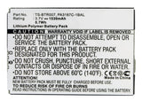 Batteries N Accessories BNA-WB-P8281 Cell Phone Battery - Li-Pol, 3.7V, 1530mAh, Ultra High Capacity Battery - Replacement for Toshiba PA3187C-1BAL, TS-BTR007 Battery