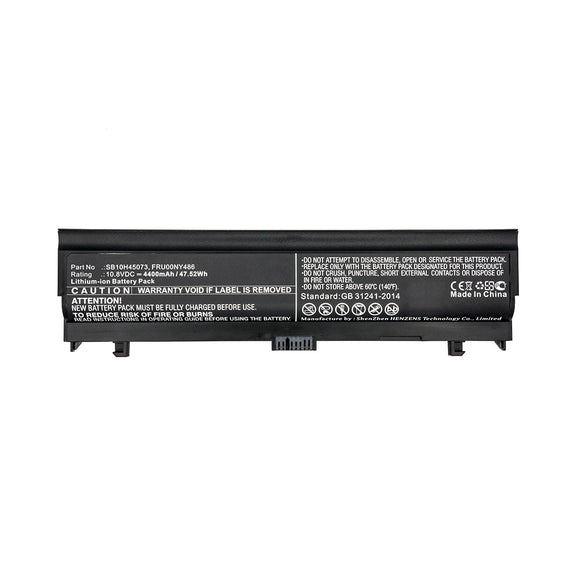 Batteries N Accessories BNA-WB-L12640 Laptop Battery - Li-ion, 10.8V, 4400mAh, Ultra High Capacity - Replacement for Lenovo FRU00NY486 Battery