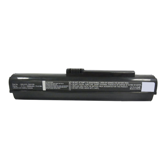 Batteries N Accessories BNA-WB-L15923 Laptop Battery - Li-ion, 11.1V, 6600mAh, Ultra High Capacity - Replacement for BenQ DHU100 Battery