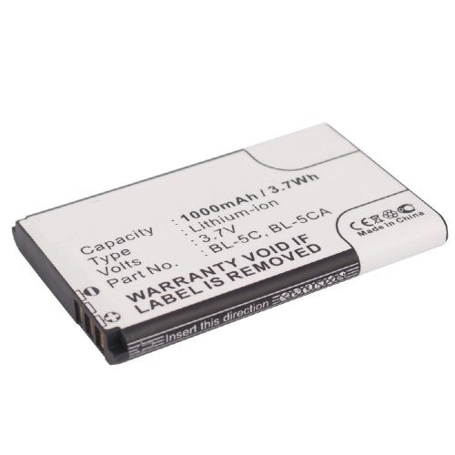 Batteries N Accessories BNA-WB-L3919 Cell Phone Battery - Li-ion, 3.7, 1000mAh, Ultra High Capacity Battery - Replacement for Lark Bjorn BL-6SP Battery