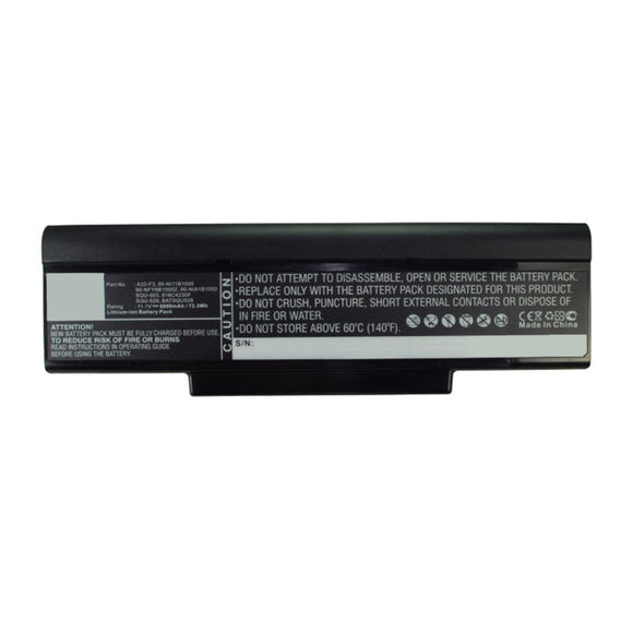 Batteries N Accessories BNA-WB-L15847 Laptop Battery - Li-ion, 11.1V, 6600mAh, Ultra High Capacity - Replacement for Advent A32-F2 Battery