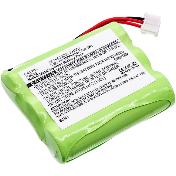 Batteries N Accessories BNA-WB-H425 Cordless Phones Battery - Ni-MH, 3.6V, 1500 mAh, Ultra High Capacity Battery - Replacement for RCA 291951 Battery