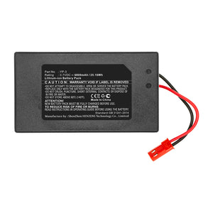 Batteries N Accessories BNA-WB-L14316 Remote Control Battery - Li-ion, 3.7V, 6800mAh, Ultra High Capacity - Replacement for YUNEEC YP-3 Battery