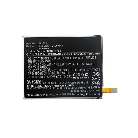 Batteries N Accessories BNA-WB-P12321 Cell Phone Battery - Li-Pol, 3.85V, 2600mAh, Ultra High Capacity - Replacement for LG BL-T28 Battery