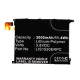 Batteries N Accessories BNA-WB-P11282 Cell Phone Battery - Li-Pol, 3.8V, 3000mAh, Ultra High Capacity - Replacement for Sony Ericsson 1270-8451.2 Battery
