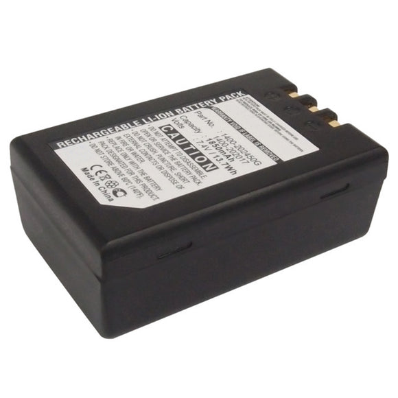 Batteries N Accessories BNA-WB-L1279 Barcode Scanner Battery - Li-Ion, 7.4V, 1850 mAh, Ultra High Capacity Battery - Replacement for Unitech 1400-202017 Battery
