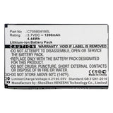 Batteries N Accessories BNA-WB-L9997 Cell Phone Battery - Li-ion, 3.7V, 1200mAh, Ultra High Capacity - Replacement for Blu C705804180L Battery