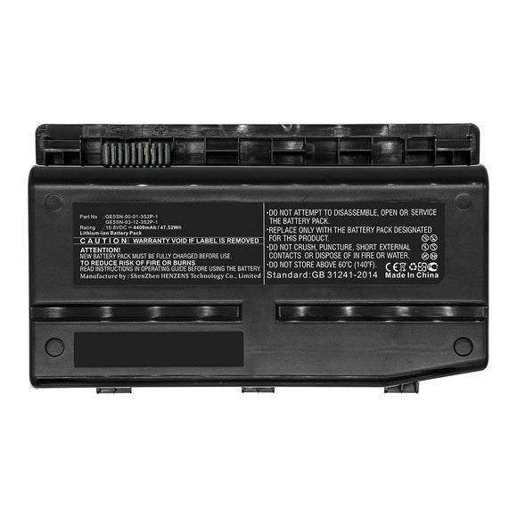 Batteries N Accessories BNA-WB-L15057 Laptop Battery - Li-ion, 10.8V, 4400mAh, Ultra High Capacity - Replacement for Mechrevo 7550830-160201791 Battery