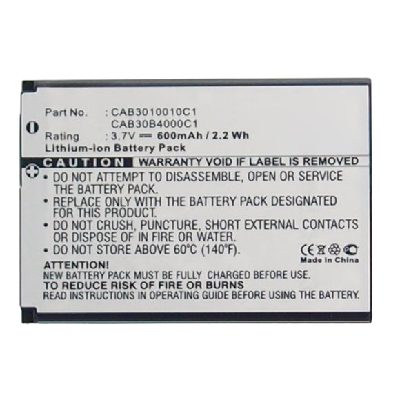 Batteries N Accessories BNA-WB-L16766 Cell Phone Battery - Li-ion, 3.7V, 600mAh, Ultra High Capacity - Replacement for Alcatel CAB20G0000C1 Battery