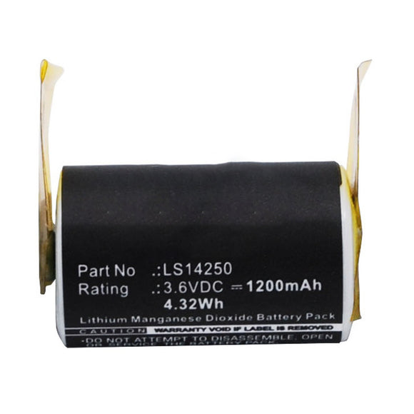 Batteries N Accessories BNA-WB-L15218 PLC Battery - Li-MnO2, 3.6V, 1200mAh, Ultra High Capacity - Replacement for Saft LS14250 Battery