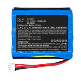 Batteries N Accessories BNA-WB-L15738 Equipment Battery - Li-ion, 11.1V, 2600mAh, Ultra High Capacity - Replacement for Clarke-Tech CT-MT1 Battery