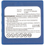 Batteries N Accessories BNA-WB-H9273 Remote Control Battery - Ni-MH, 6V, 700mAh, Ultra High Capacity - Replacement for Abitron KH68302500 Battery