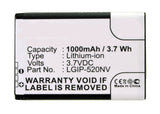 Batteries N Accessories BNA-WB-L3862 Cell Phone Battery - Li-ion, 3.7, 1000mAh, Ultra High Capacity Battery - Replacement for LG LGIP-520NV, SBPL0102702 Battery