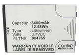 Batteries N Accessories BNA-WB-L1554 Wifi Hotspot Battery - Li-ion, 3.7V, 3400mAh, Ultra High Capacity - Replacement for Clear 884765 Battery