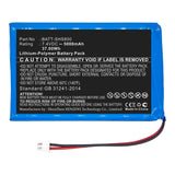 Batteries N Accessories BNA-WB-P13357 Equipment Battery - Li-Pol, 7.4V, 5000mAh, Ultra High Capacity - Replacement for Siglent BATT-SHS800 Battery