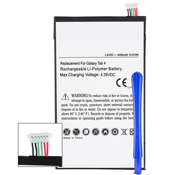 Batteries N Accessories BNA-WB-TB-P711 Tablet Battery - Li-Pol, 3.8V, 4450 mAh, Ultra High Capacity Battery - Replacement for Samsung EB-BT330 Battery