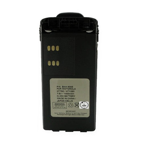Batteries N Accessories BNA-WB-BNH-9008 2-Way Radio Battery - Ni-MH, 7.5V, 1500 mAh, Ultra High Capacity Battery - Replacement for Motorola HNN9008 Battery