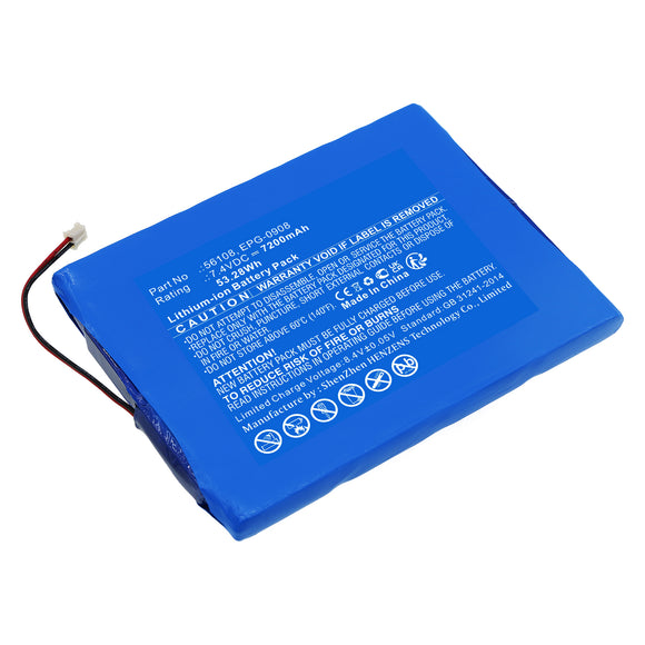 Batteries N Accessories BNA-WB-L18169 Equipment Battery - Li-ion, 7.4V, 7200mAh, Ultra High Capacity - Replacement for Trimble EPG-0908 Battery