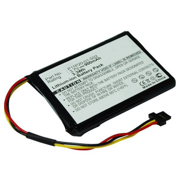 Batteries N Accessories BNA-WB-L4287 GPS Battery - Li-Ion, 3.7V, 900 mAh, Ultra High Capacity Battery - Replacement for TomTom P11P20-01-S02 Battery