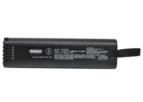 Batteries N Accessories BNA-WB-L11216 Equipment Battery - Li-ion, 14.4V, 5200mAh, Ultra High Capacity - Replacement for EXFO XW-EX002 Battery